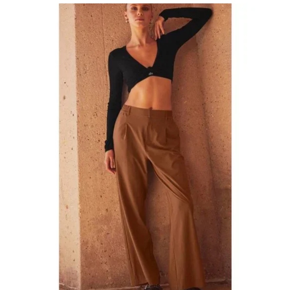Alo Cinnamon Brown Pursuit Trousers